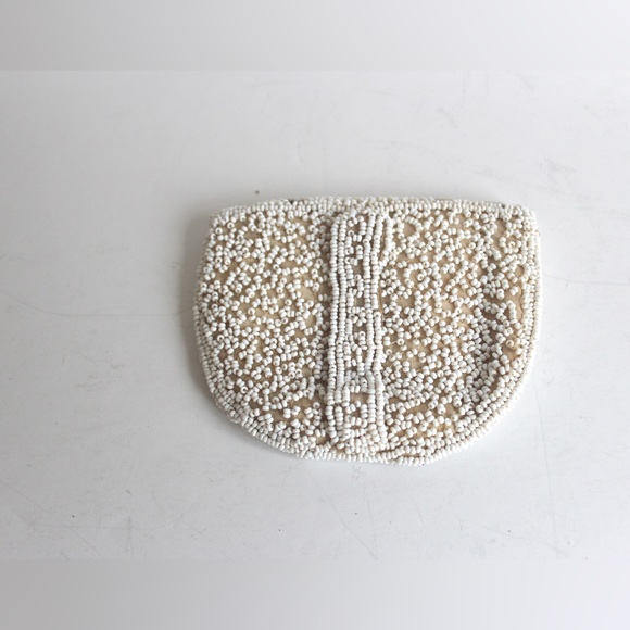 Vintage Beaded Coin Purse, Evening Victorian Style Bling Beads - Picture 2 of 8